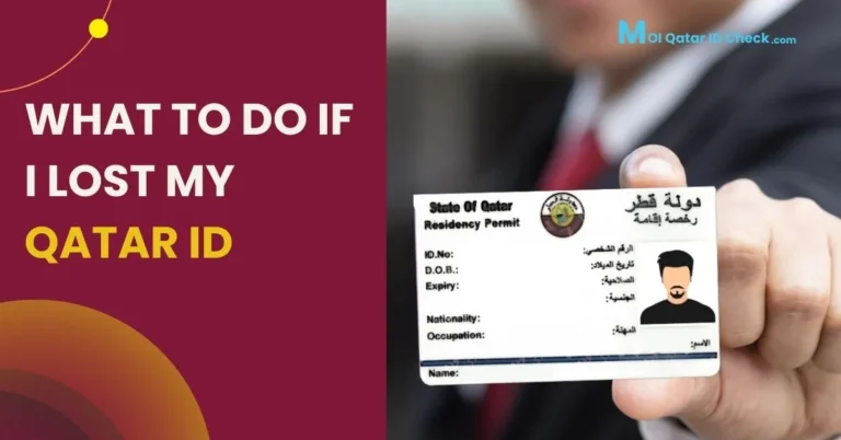 What to Do if I Lost My Qatar ID? Complete Guide